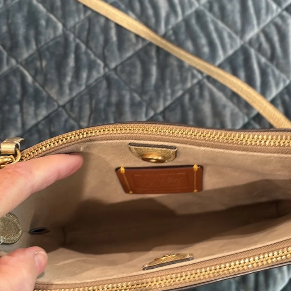 Coach gold Gold Crossbody Bag - Picture 4 of 5